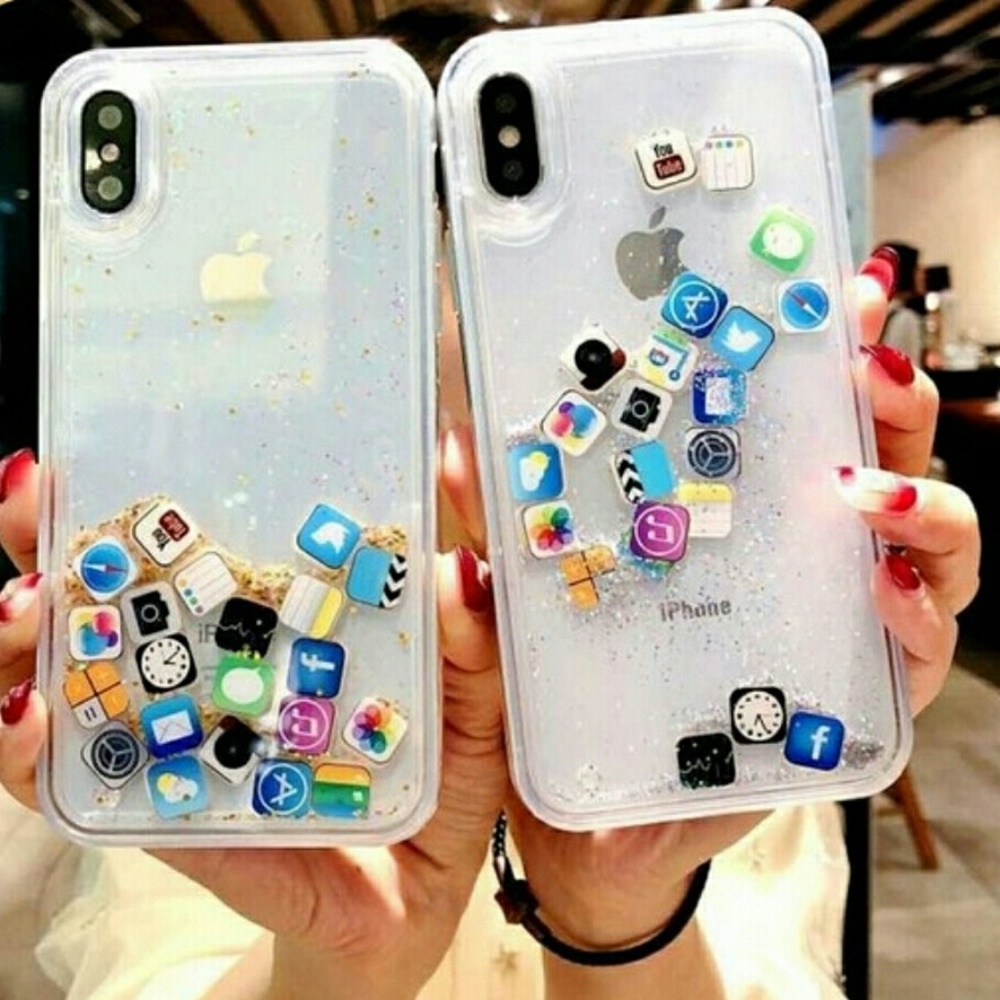 App Icon Liquid Case For iPhone X